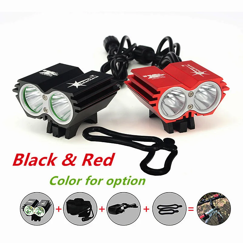 SolarStorm 5000Lm XM-L U2 СВЕТОДИОДОВ Передней Велосипедов Велосипед Headlight Фар Лампы