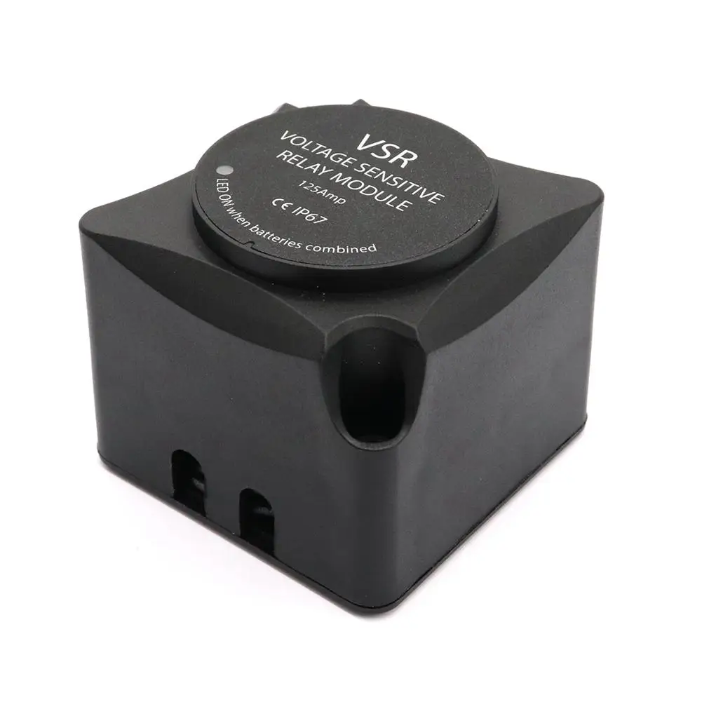 

Voltage Sensitive Relay Automatic Charging Relay 125A Dual Battery Isolator VSR Auto Accessories for 12V car Voltage Sensitive