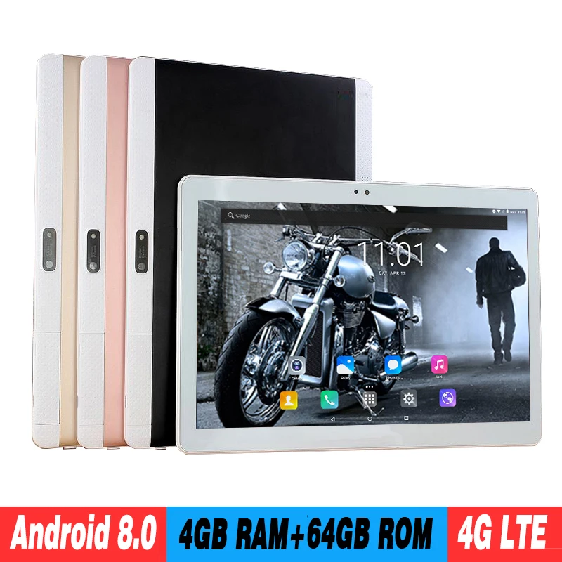 Hot Sale 10 inch MT8752 Octa Core Android 8.0 Tablet PC 8 Cores 4GB RAM 64GB ROM 1280x800 IPS Screen 3G 4G LTE Wifi GPS+Gifts | Компьютеры