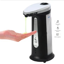 Горячая 400 мл автоматический дозатор жидкого мыла умный датчик бесконтактный ABS гальванический дезинфицирующий диспенсер кухня ванная комната