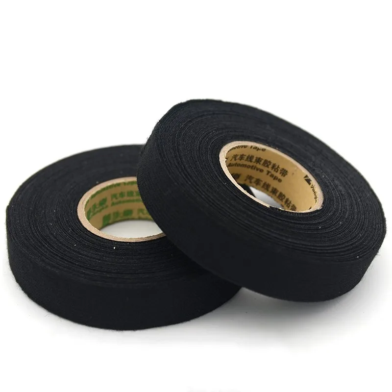 

1pc Insulation Tape 19mmx15m Tesa Coroplast Adhesive Cloth Tape for Cable Harness Wiring Loom High Temperature Resistant Tape
