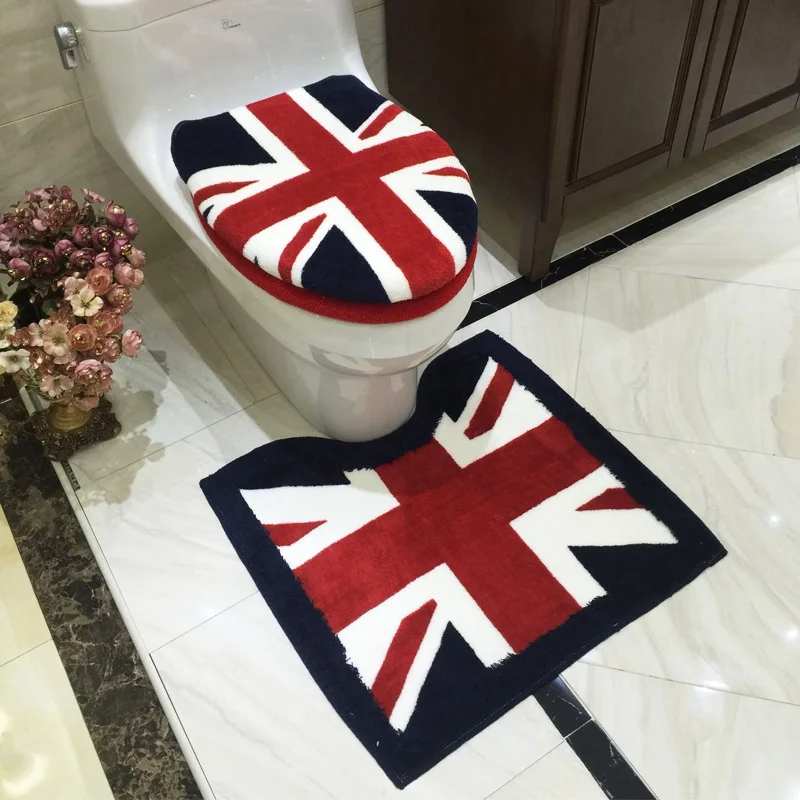 New British Style 3pcs/set Toilet Seat Cover Thickened Bathroom