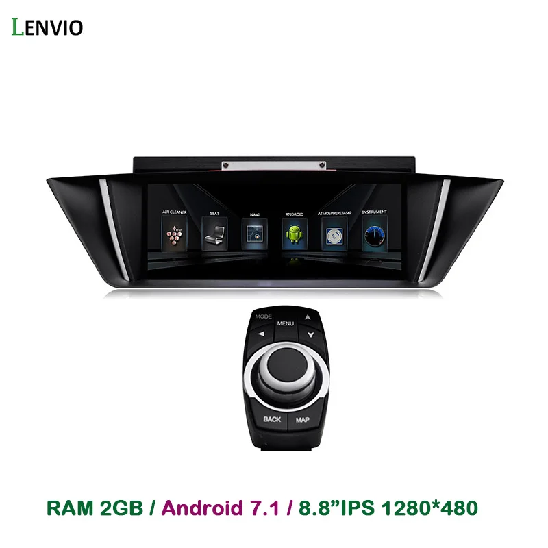 Clearance Lenvio 8.8"IPS 2GB RAM Andorid 7.1 CAR DVD Radio GPS Navigation FOR BMW X1 E84 2009-2015 Quad Core audio video multimedia WIFI 0