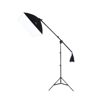 

Single Lamp softbox + Boom arm light stand + sandbag photography shed kit CD50 T06