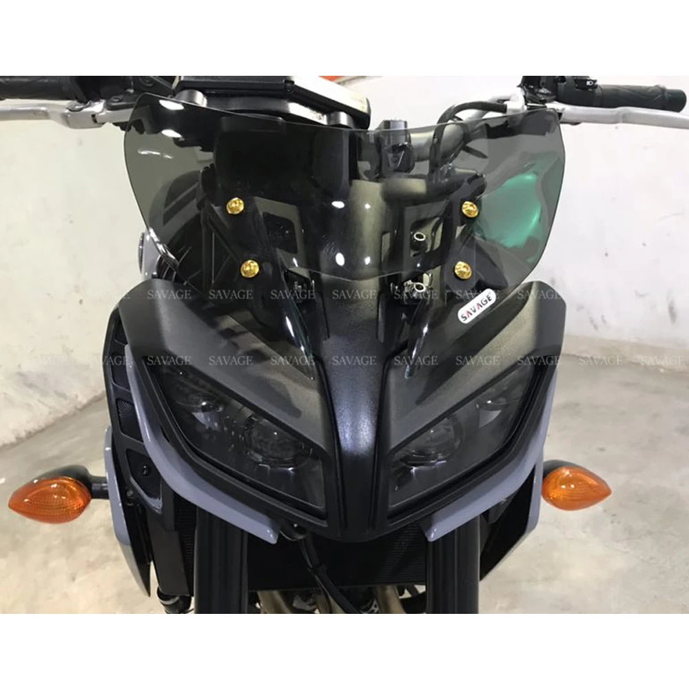 Ветровое стекло Pare-brise для YAMAHA MT 09 MT-09 FZ09 FZ-09- аксессуары для мотоциклов ветровые стекла ветровые дефлекторы логотип MT09