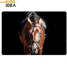 Ковры HUGSIDEA, креативные коврики с принтом Crazy Horse, коврик для входной двери, коврик для ванной, кухонный коврик