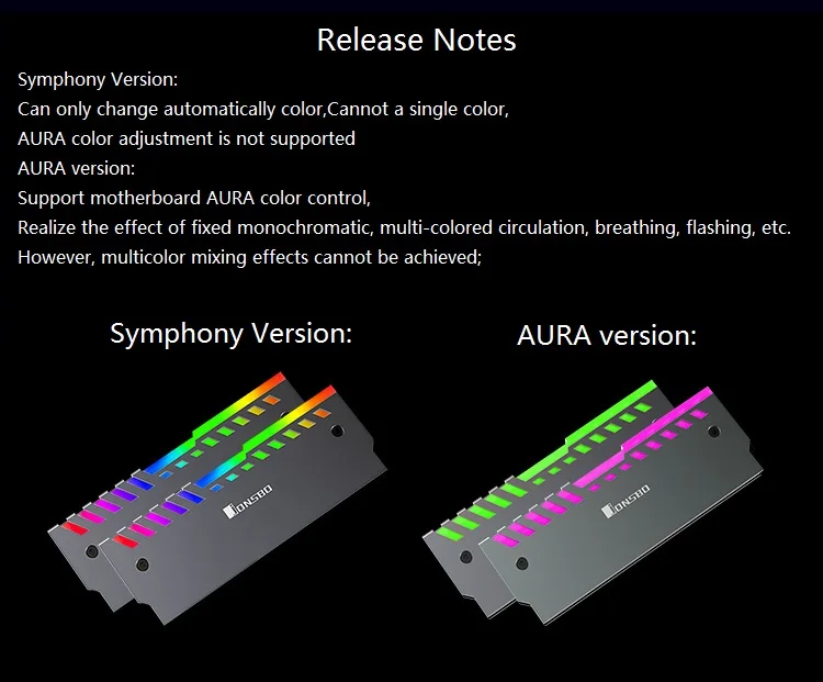 2 шт. RAMs радиатор поддержка материнская плата AURA управление цвет рабочего памяти охлаждающий жилет NC-2 RGB Алюминиевый корпус кулера