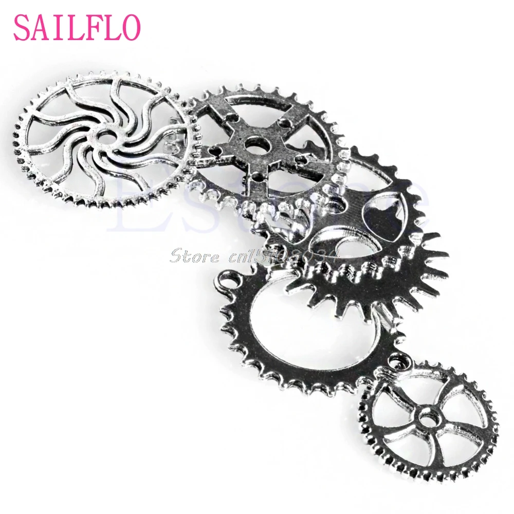 1 paquete de 100g mezcla de aleación mecánica Steampunk engranajes y engranajes accesorios de bricolaje nuevo S08 de la nave de la gota