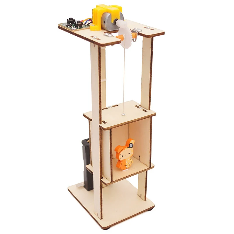 DIY Assemble Electric Lift Toys Kids Science Experiment Material Kits Toys Gifts YJS Dropship