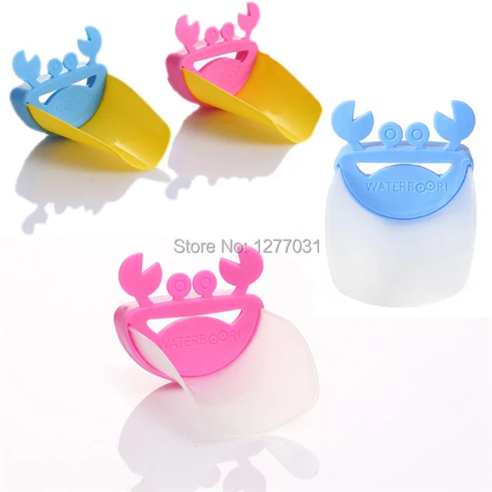 100pcs Baby Safety Water Tap Crab Modeling Taps Water Guiding Groove