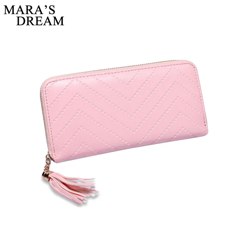 

Mara's Dream Women Long Wallets Purse PU Leather Wallet Fashion Women Card Holder Ladies Coin Purses Money Bags Female Purses