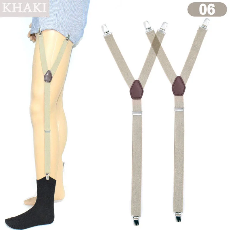 1 пара Y Shaped Shirt Stay подвязки мужские эластичные подвязки нескользящие носки футболка держатель на подтяжках