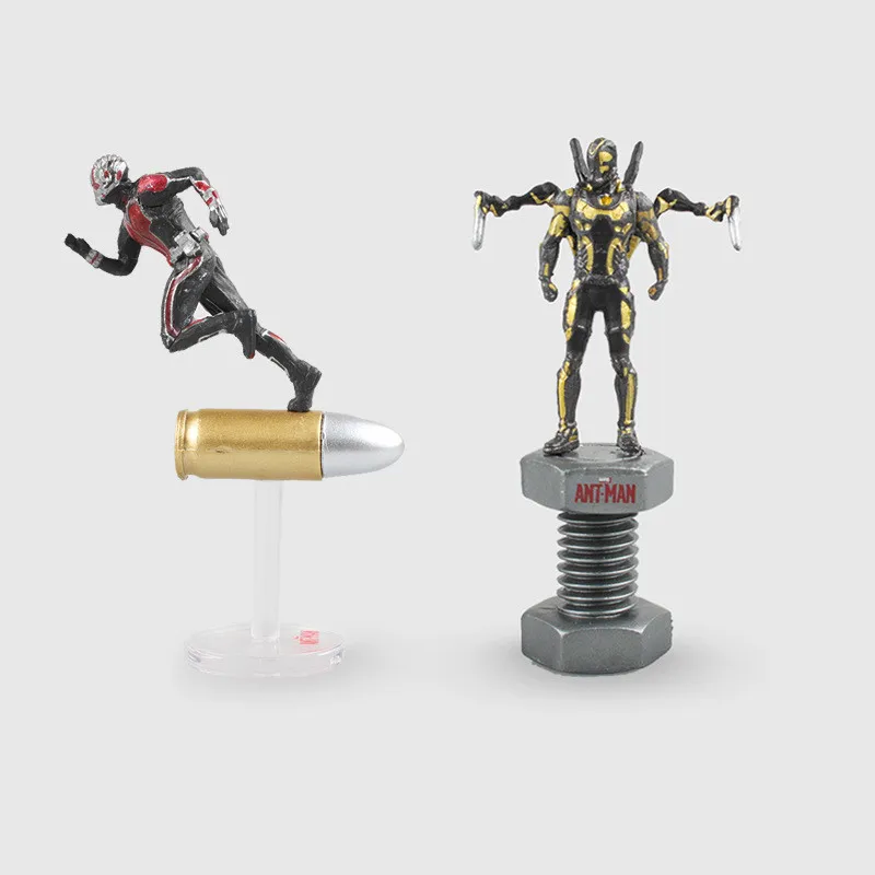 

2style 6.5cm Ant-Man Antman Yellow Jacket Model Toys Movie PVC Action Figure Toy Collection Model Doll With Box