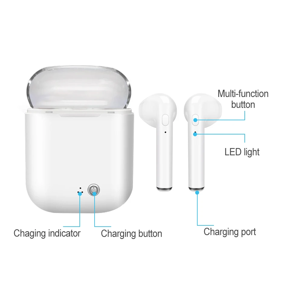 Twins Wireless Earphones In-Ear Sport Earphones Bluetooth Wireless Bluetooth Headphone For Xiaomi Samsung Huawei Phone (5)