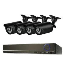 ISEEUSEE 4CH CCTV Security System 4 CH HDMI 720P AHD DVR 4PCS HD 720P Camera kit Video Surveillance System