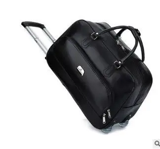 

Pu Cabin Boarding Carry On Luggage Bags Rolling Bag With Wheels Travel Trolley Bags For Men Travel Duffel Wheeled Travel Bags