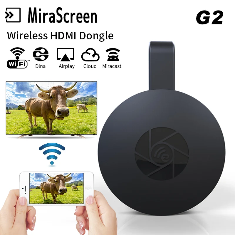 HDMI miracast anycast Airplay Беспроводной дисплей ТВ ключ Mirascreen G2 Мини ПК Android ТВ-палка для apple ios windows VS DVB-T2