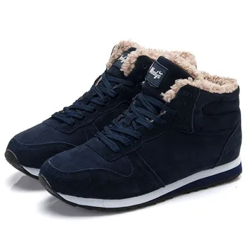 

Ankle Boots 2019 New Men Boots Plush Warm Winter Shoes Men Sneakers Male Shoes Adult Winter Boots Men Shoes Boots Men 39 S