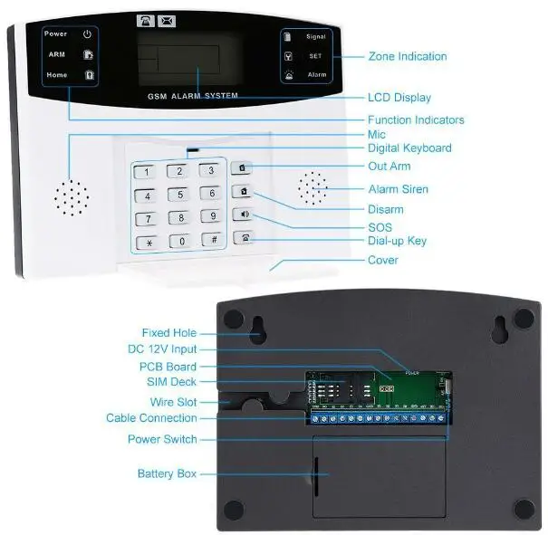 Yobang безопасности-Alarmas GSM беспроводная домашняя охранная сигнализация, интеллектуальный мобильный звонок GSM сигнализация система автоматического набора и автоматического аудио