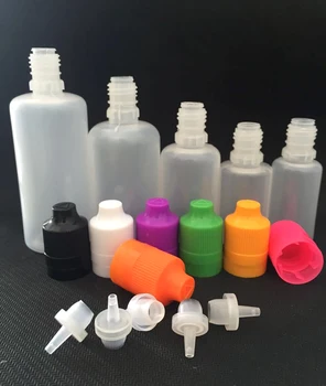 

Colorful Plastic Bottles 10ml 15ml 20ml 30ml 50ml 60ml 100ml 120ml E Liquid Dropper Bottles with Thin Tips Tamper Evident Caps