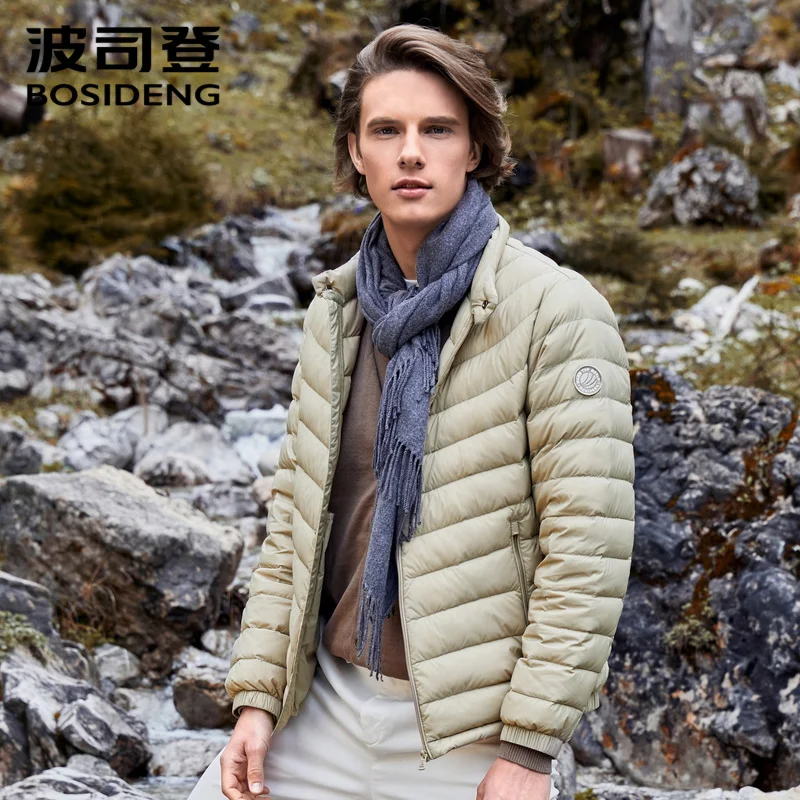  BOSIDENG 2019 new autumn 90% duck down jacket men down coat portable ultra light waterproof high qu