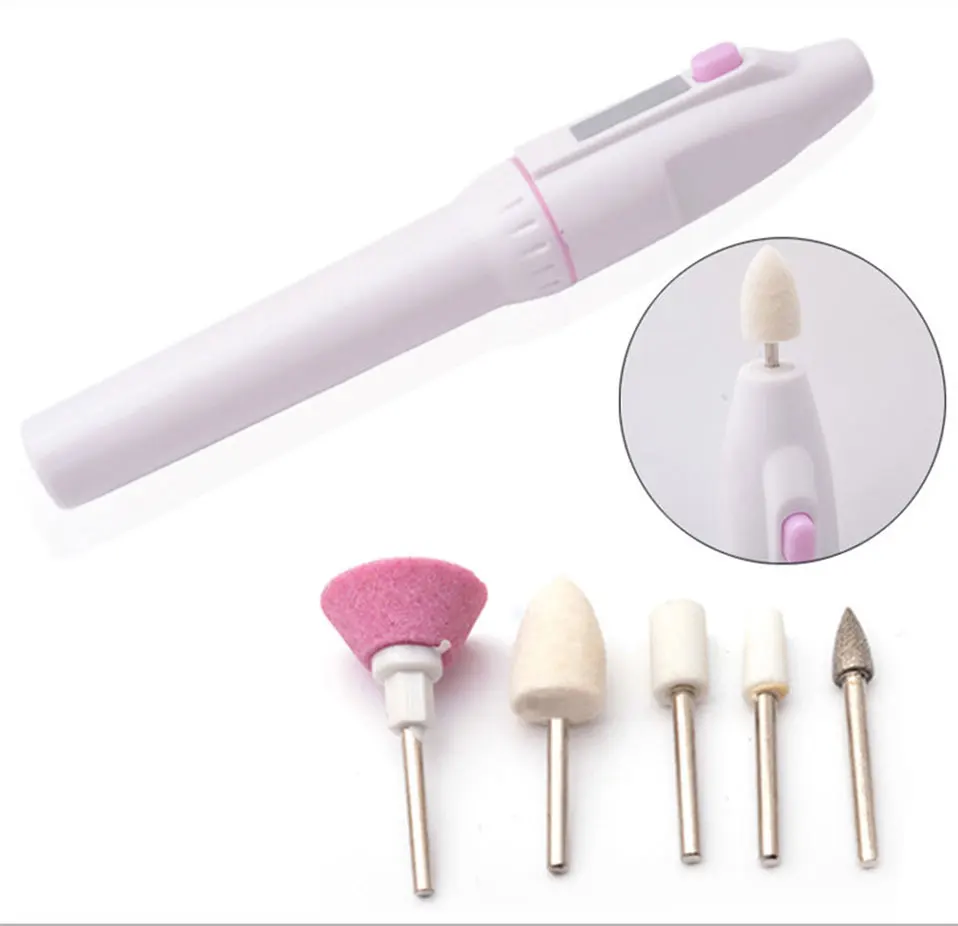 Electric Nail Drill Portable Nail Art Nail Drill Machine Professional Apparatus For Manicure Machine Bits Set Cutters For Tools (1)