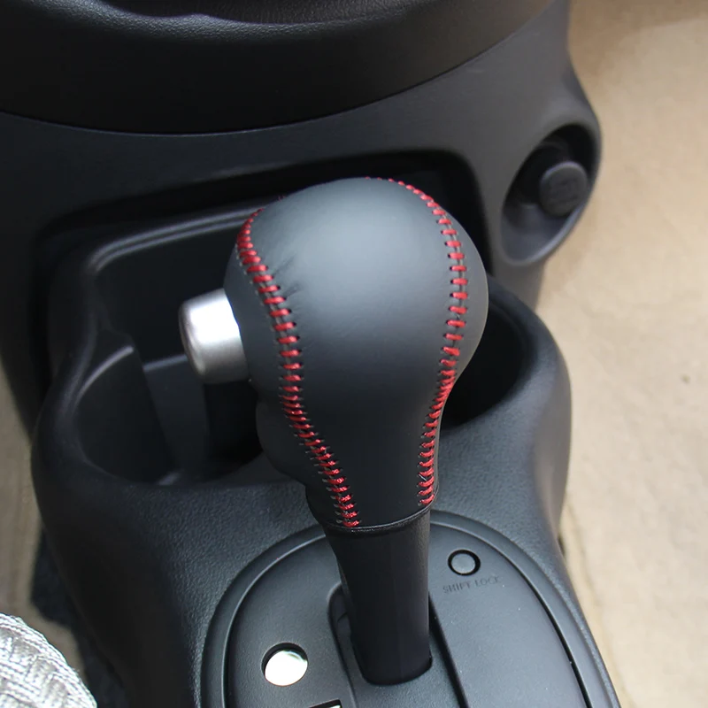 shift knob cover For Nissan March AT gear stick