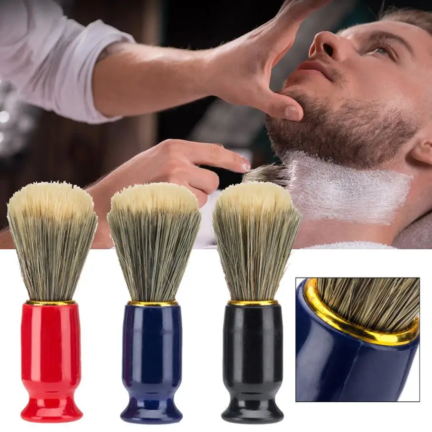 

2018 New Men Shaving Bear Brush Best Badger Hair Shave Wood Handle Razor Barber Tool Makeup brushes Dropshipping 40p1211