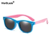 WarBlade – Lunettes de soleil polarisées TR90 pour garçon et fille, verres de sécurité en silicone, UV400, cadeau pour enfants, bébés ► Photo 3/6