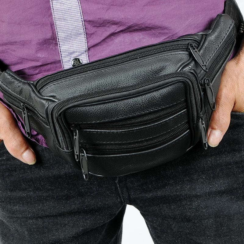 

Men's waist bag fashion outdoor sports chest men's waist pack bag casual men and women business money waist bag