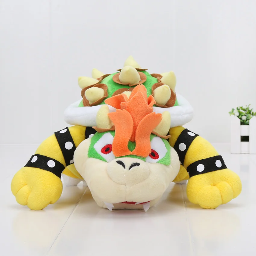 Super Mario plush font b toys b font 10 int Koopa Bowser dragon plush doll Brothers