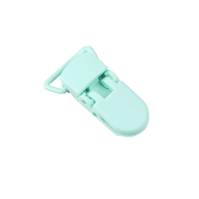 Light green 5 шт./лот, пластиковые клипсы для пустышек, зажим для пустышек, не токсичная соска, держатель цепи, аксессуары для ленты, зажим для малышей - Цвет: Light green