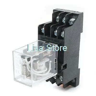 

HH53P AC 24V Coil 11P 3PDT General Purpose Power Relay + Base Socket