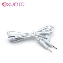 EXVOID Electrical Accessories 2 Head Needle And Thread Electric Shock Therapy Massage 2 Pin Cable Wire Adult Sex Toys for Couple