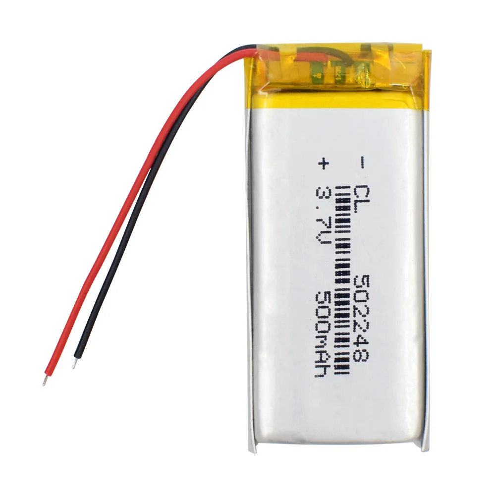 502248 3,7 v 500mAh литий-ионные Lipo элементы литий-полимерные Сменные аккумуляторные батареи для Bluetooth динамиков gps PDA