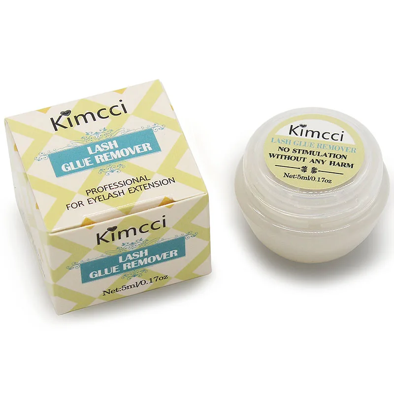 

Kimcci Professional Safe Lash Glue Remover Eyelash Extensions Tool Cream 5ml High Quality Fragrancy Smell Glue Remover