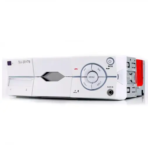 

white1 Din Car Radio Audio Stereo MP3 Car Audio Player Bluetooth With Rearview Camera Remote Control USB FM teypleri radio