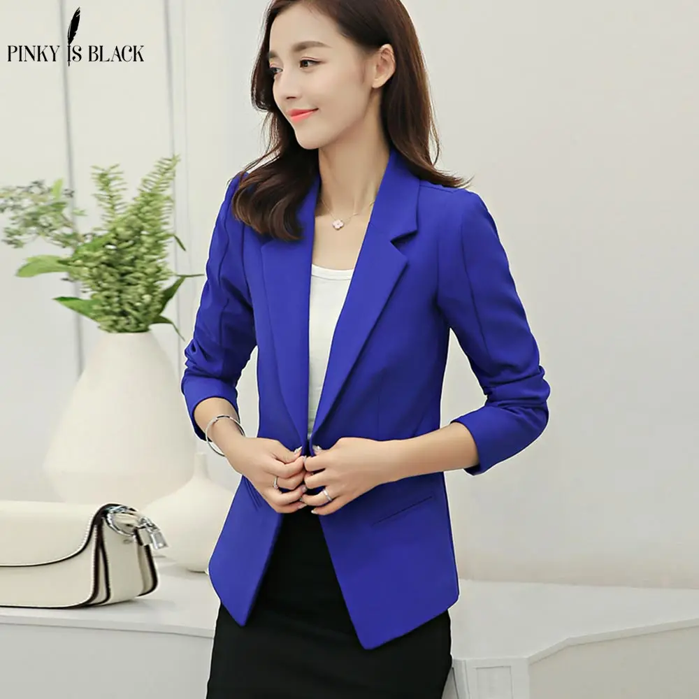 PinkyIsBlack OL Fashion Slim Blazer Coat Women Suit Jacket Long Sleeve Ladies Blazer Work Wear Jacket Candy Color Tops Female PinkyIsBlack OL Fashion Slim Blazer Coat Women Suit Jacket Long Sleeve Ladies Blazer Work Wear Jacket Candy Color Tops Female