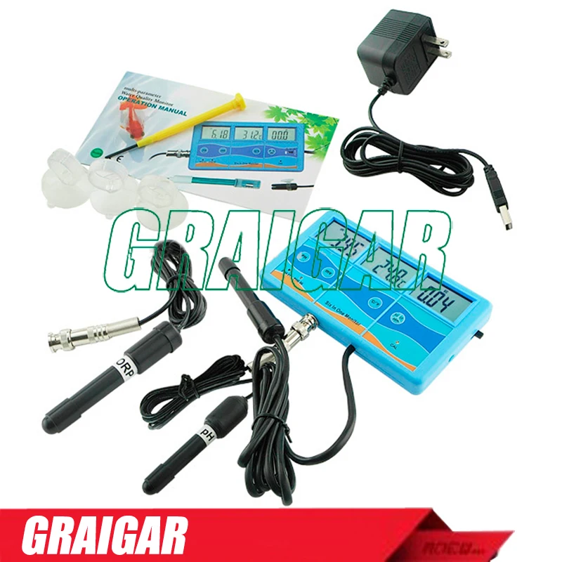 

Multi-function 7-in-1 ORP mV PH CF EC TDS ppm Meter Tester PHT-027 Water Quality Monitor