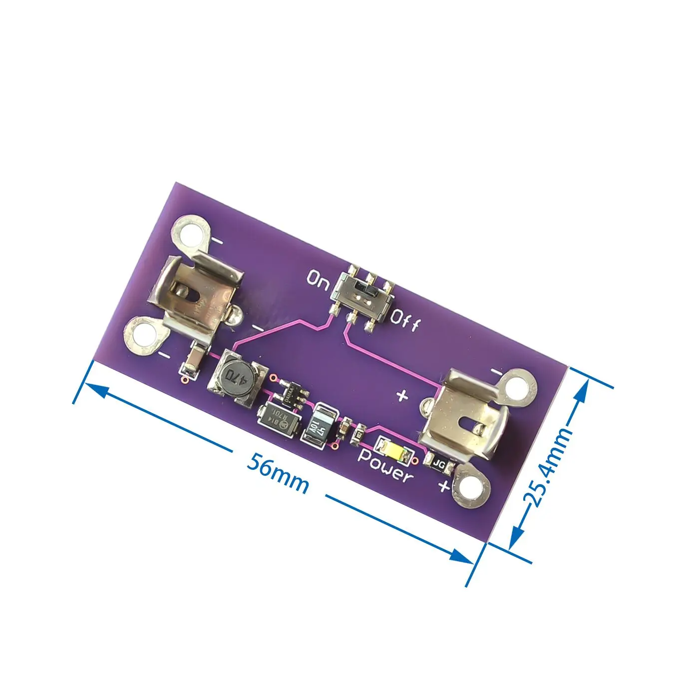 

LilyPad Power Supply Module AAA Battery Step up to 5V Converter for Arduino