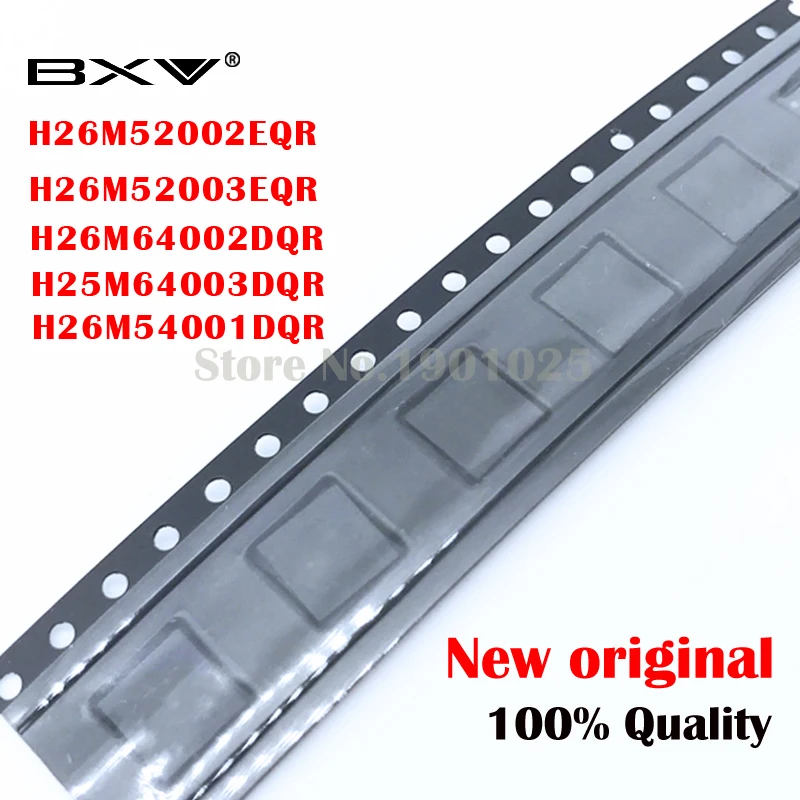 

H26M52002EQR H26M52003EQR H26M64002DQR H26M64003DQR H26M54001DQR emmc BGA