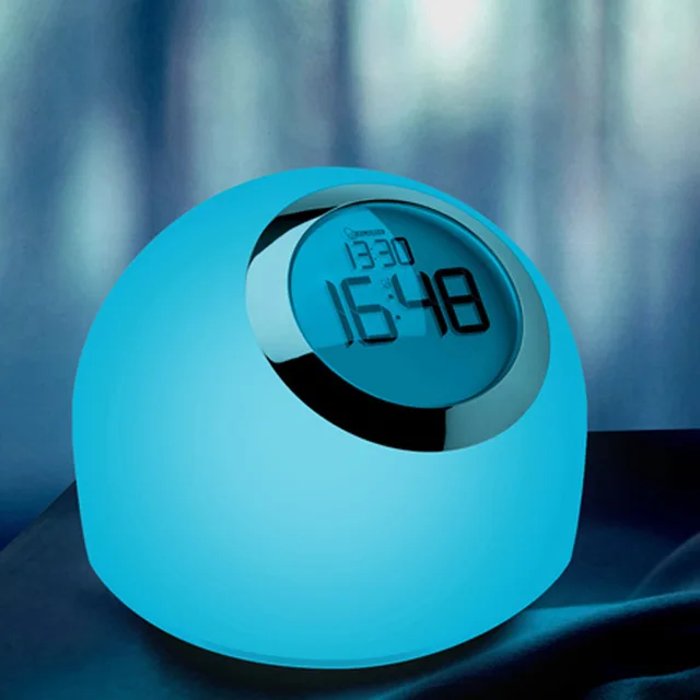 led mood lighting. multi color led mood lamp light with digital alarm clock lava 7 chaning night lighting