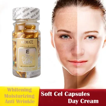 

Skin Care Aloe Vera & Vitamin C Facial Oil Soft Cel Capsules Day Cream Whitening Moisturizing Anti Wrinkle Face Care