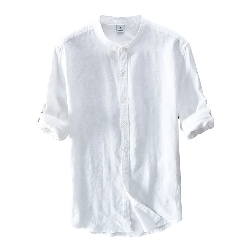 camisas de linho puro