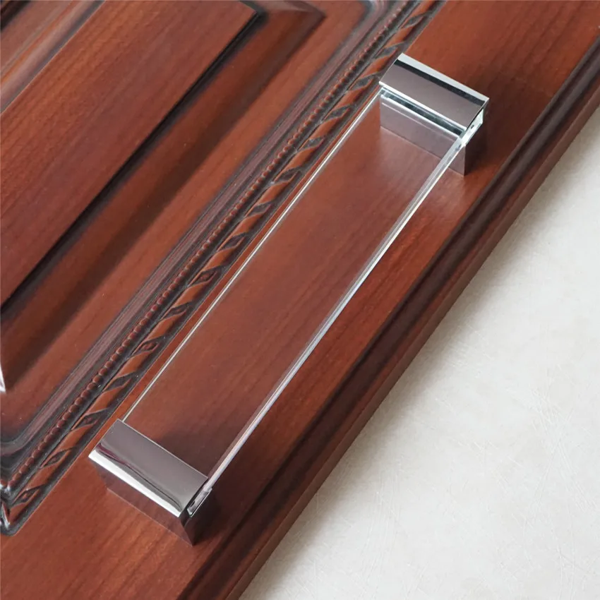6 3 Acrylic Dresser Pulls Drawer Pull Knobs Glass Look Clear