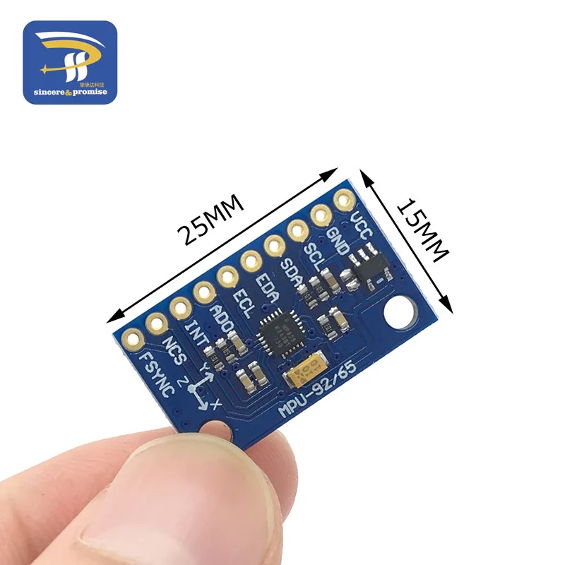 MPU-9250 GY-9250 9-осевой датчик модуля I2C/SPI связи Thriaxis гироскоп+ трехосный акселерометр+ трехосный магнитное поле