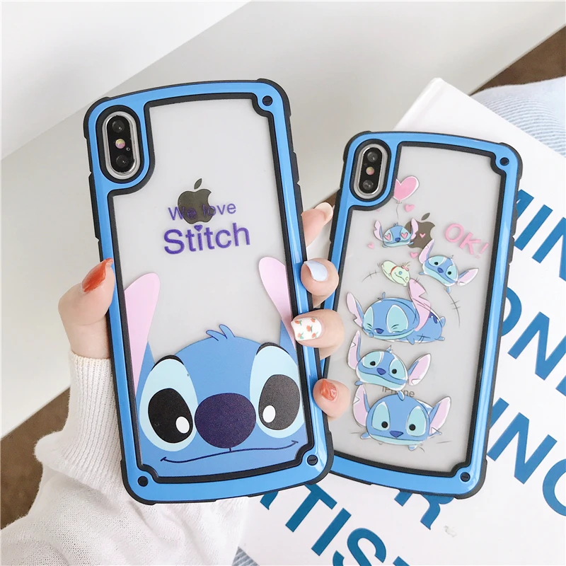 WTSZKL мультфильм милый стежок шаблон телефон чехол для iPhone 6 6s 7 8 Plus X XR XS MAX