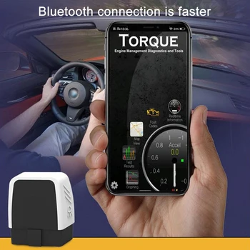 

Car Diagnostic Scanner Bluetooth 4.0 Read Error Diagnostic Codes ELM 327 Car Code Reader PIC18F25K80 Chip Car Diagnostics Tool