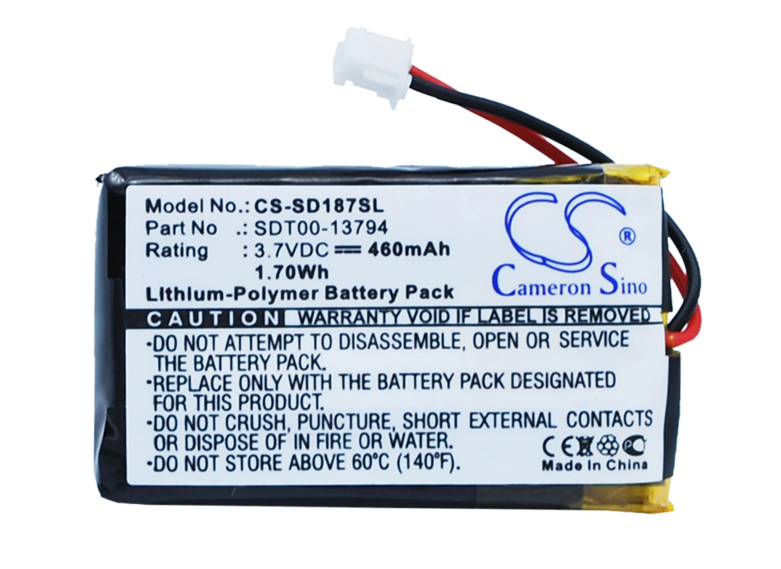 Cameron Sino 460mAh батарея SD 1875 SDT00 13794 для SportDog 2525 ProHunter передатчик|Цифровые аккумуляторы|