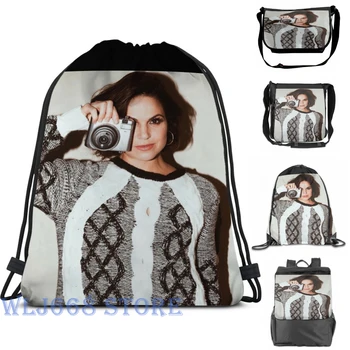

Funny graphic print shoulder Bags women Lana Parrilla (3) Single shoulder backpack travel for men Gym Bag